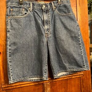Levi's Dark Blue Denim Shorts